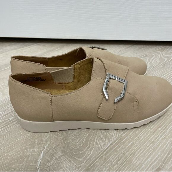 Comfortview Monk Strap Shoes Natural Size 7M NIB - Picture 7 of 10